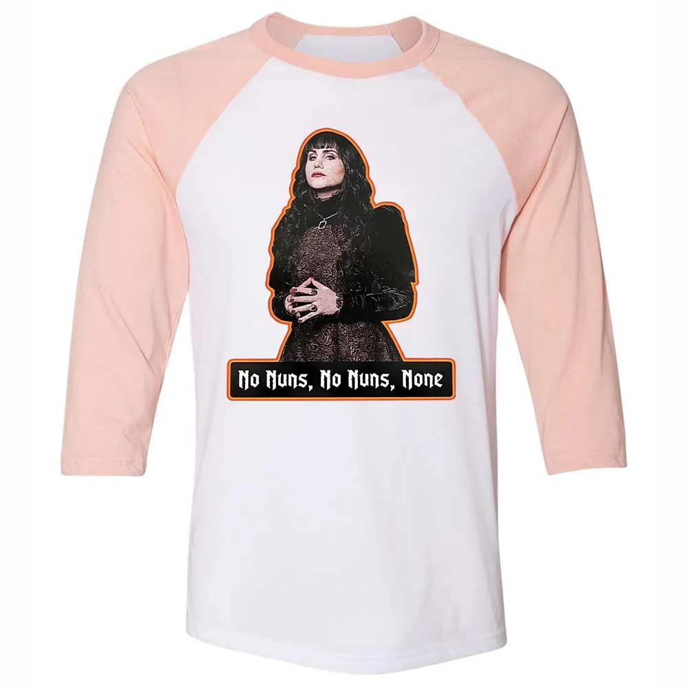 Unisex 3/4 Baseball Tee - N1G16FMV - White/Heather Peach - 5