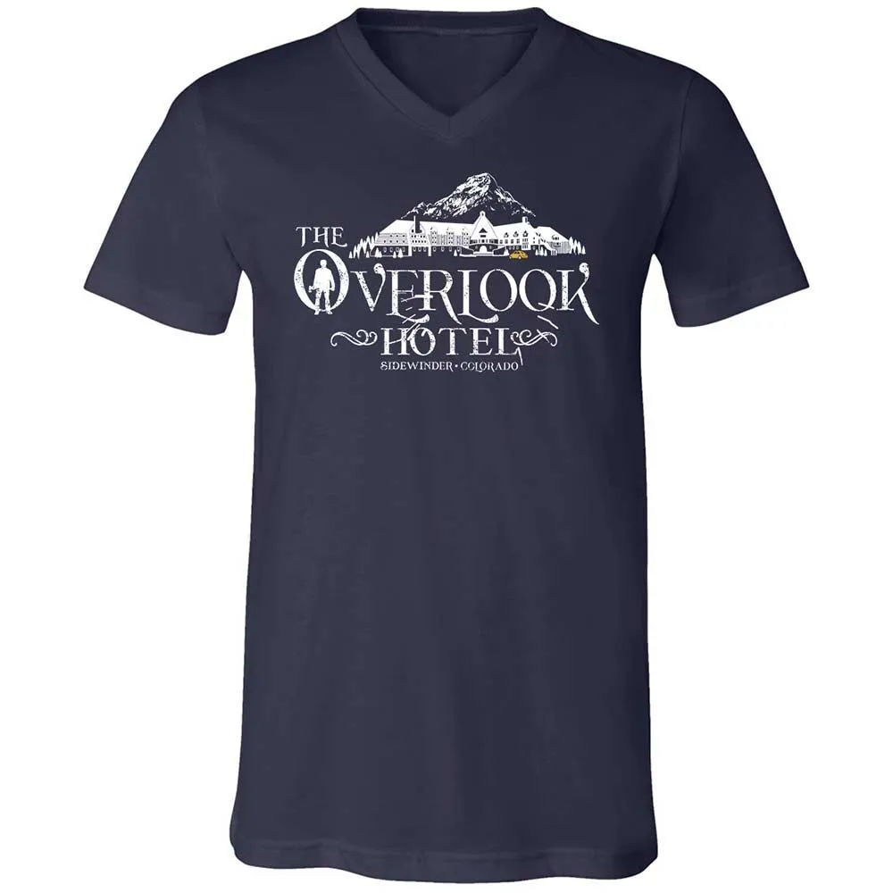 Unisex V-Neck T-Shirt - CRG8HJFV - Navy - 2
