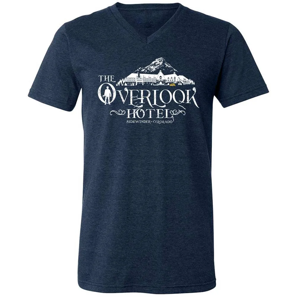 Unisex V-Neck T-Shirt - CRG8HJFV - Heather Navy - 3