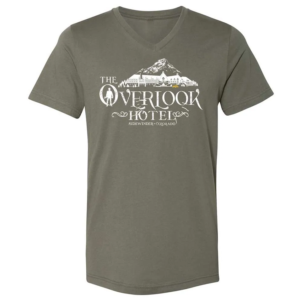 Unisex V-Neck T-Shirt - CRG8HJFV - Military Green - 11