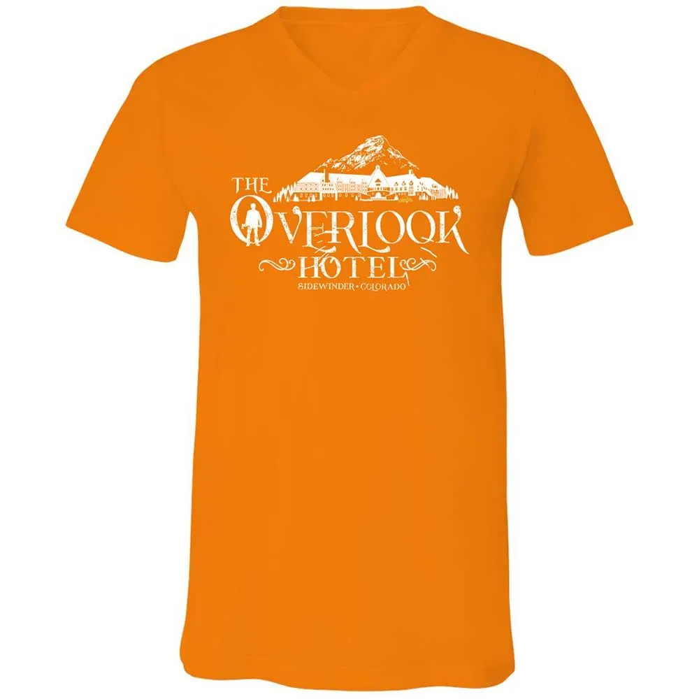 Unisex V-Neck T-Shirt - CRG8HJFV - Orange - 12