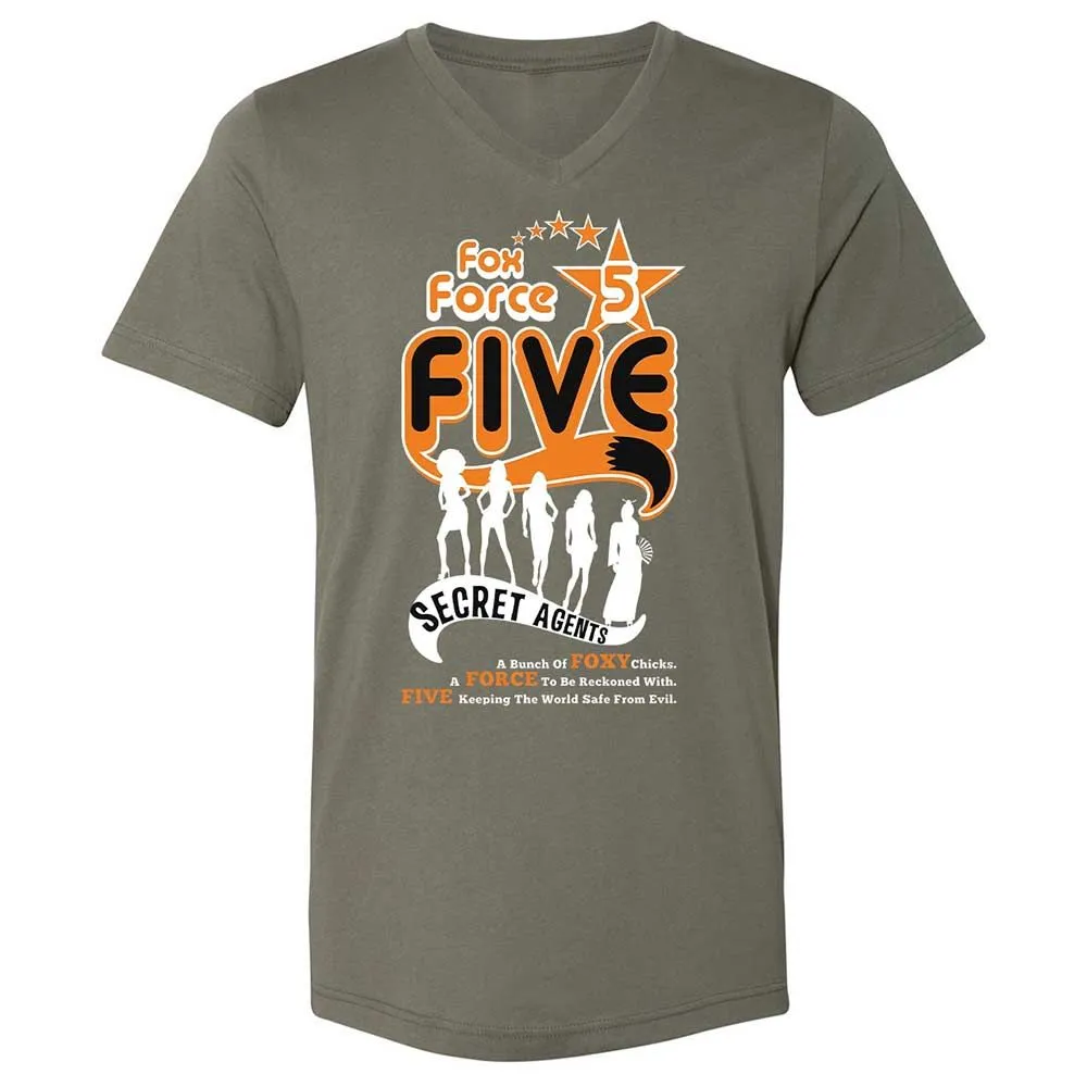 Unisex V-Neck T-Shirt - 9YKE8C3D - Military Green - 11