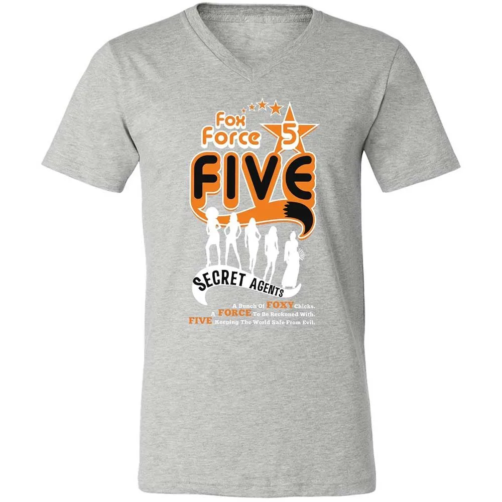 Unisex V-Neck T-Shirt - 9YKE8C3D - Athletic Heather - 15
