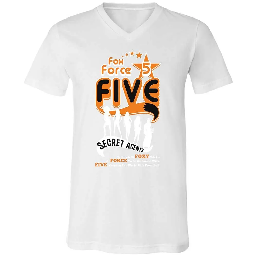Unisex V-Neck T-Shirt - 9YKE8C3D - White - 16