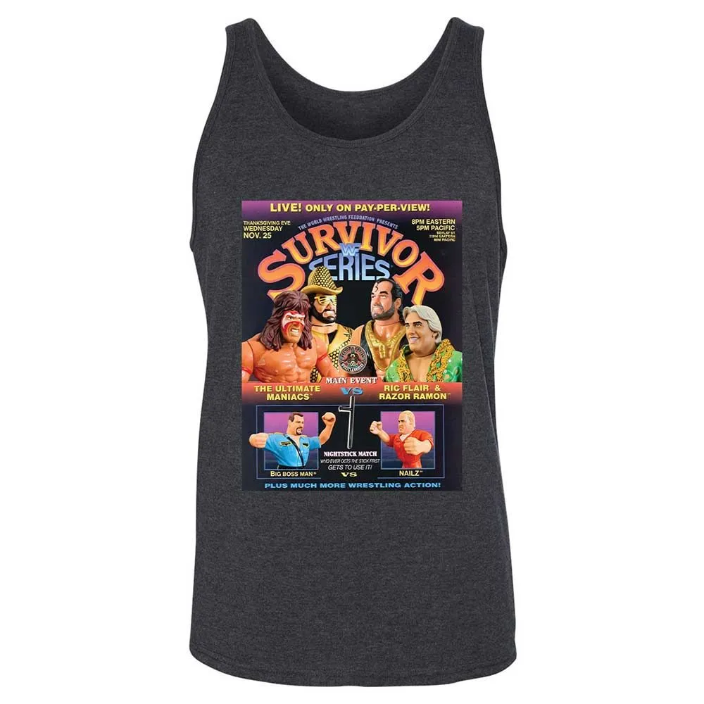 Unisex Jersey Tank - AEQULFDW - Dark Grey Heather - 5