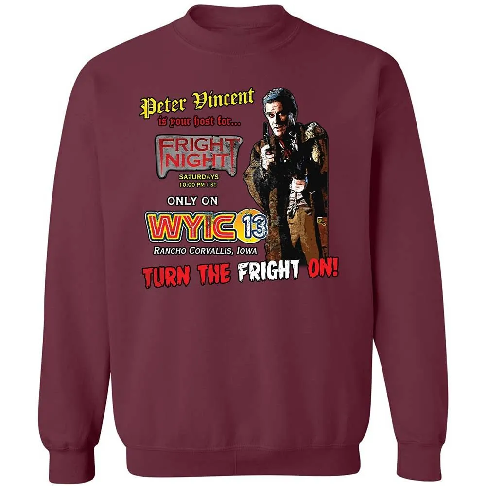 Peter Vincent Fright horror night cult - Maroon - 8