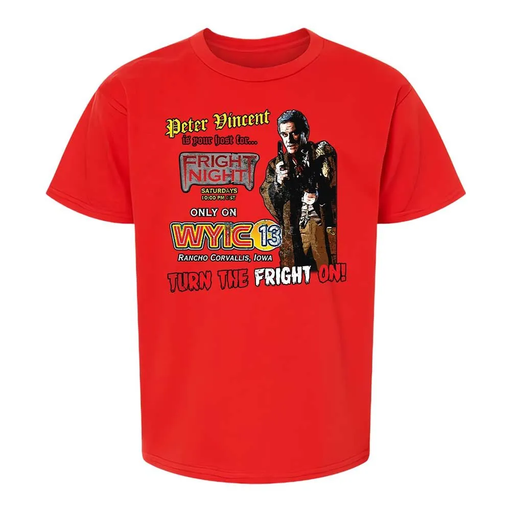 Peter Vincent Fright horror night cult - Red - 8