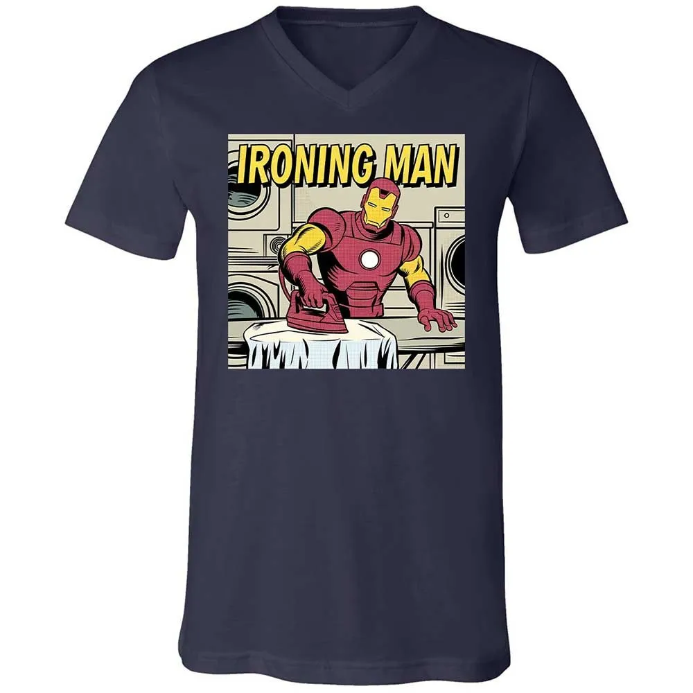 Unisex V-Neck T-Shirt - UT931KRA - Navy - 2
