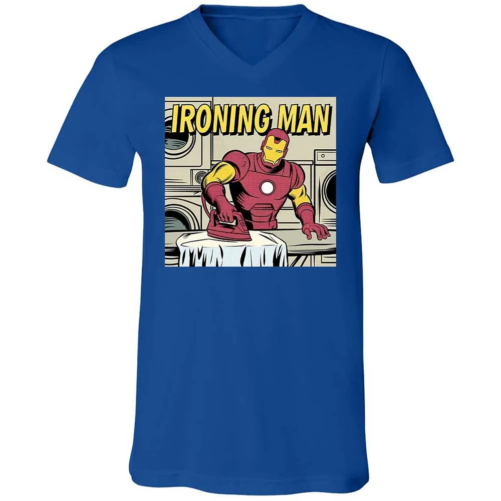 Unisex V-Neck T-Shirt - UT931KRA - True Royal - 4