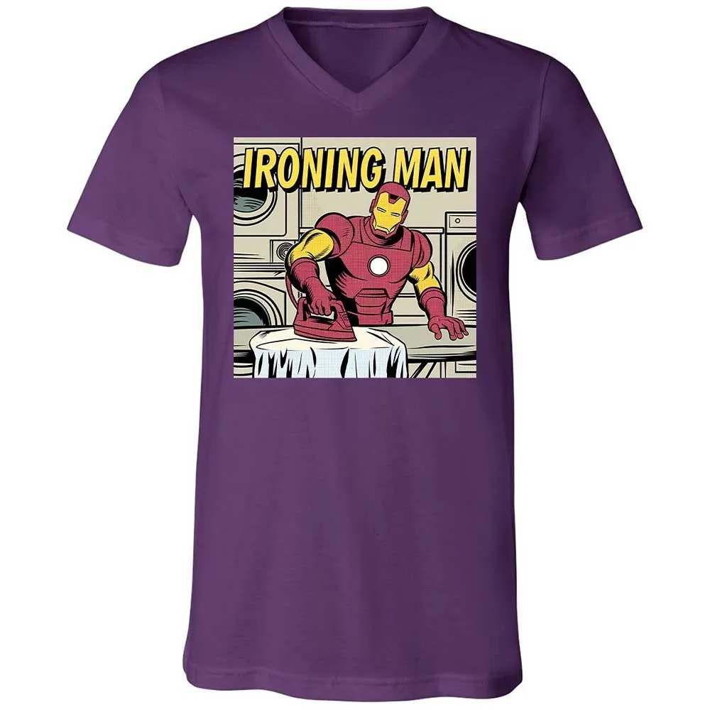 Unisex V-Neck T-Shirt - UT931KRA - Team Purple - 10