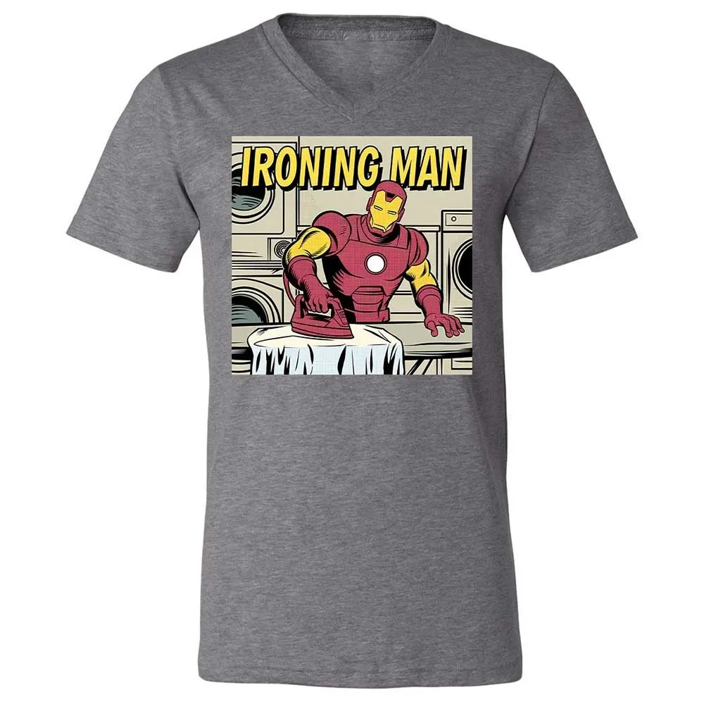 Unisex V-Neck T-Shirt - UT931KRA - Deep Heather - 14