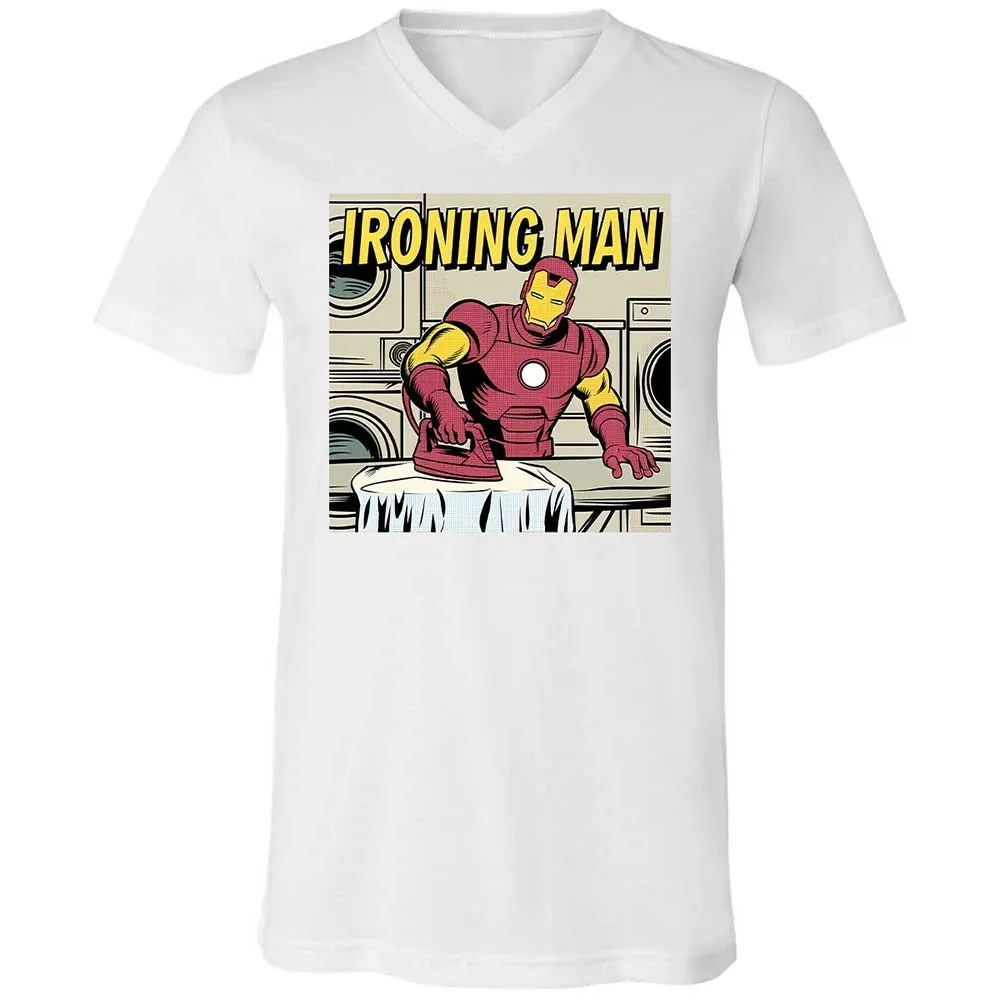 Unisex V-Neck T-Shirt - UT931KRA - White - 16