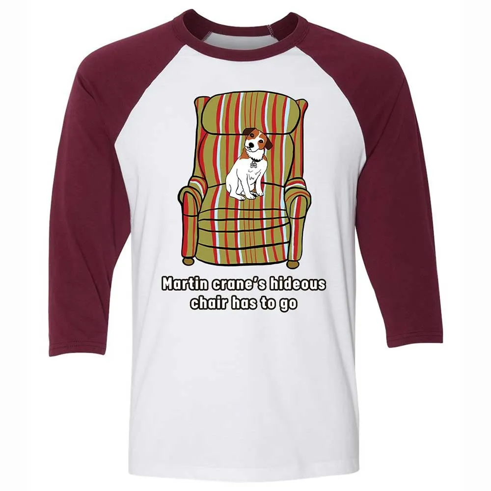 Martin crane hideous chair has to go - White/Maroon - 7