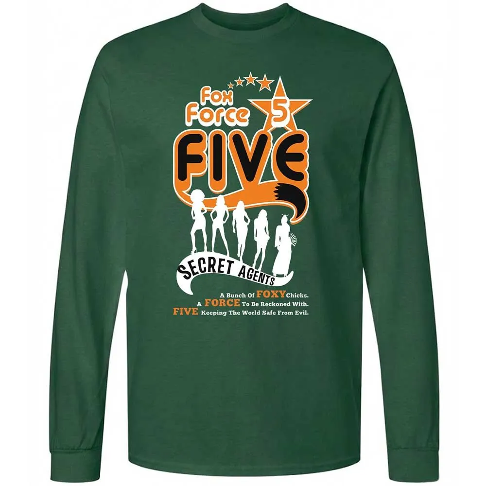 Long Sleeve T-Shirt - 6C36KJRX - Forest Green - 4