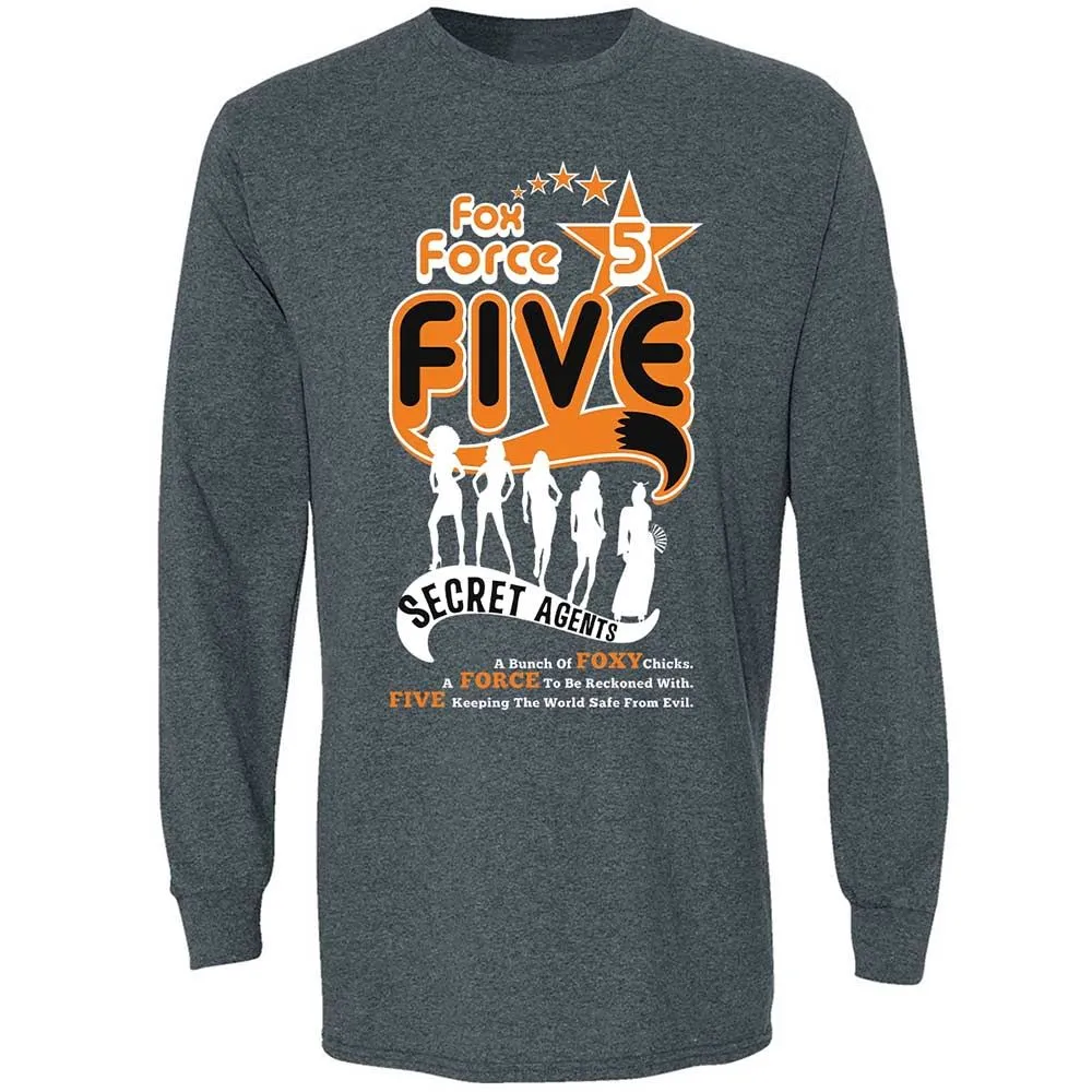 Long Sleeve T-Shirt - 6C36KJRX - Dark Heather - 5