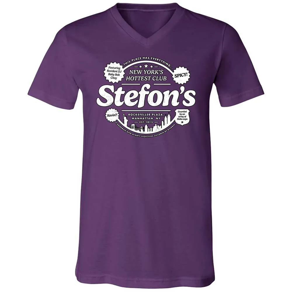 Unisex V-Neck T-Shirt - 38ZFR9DT - Team Purple - 10