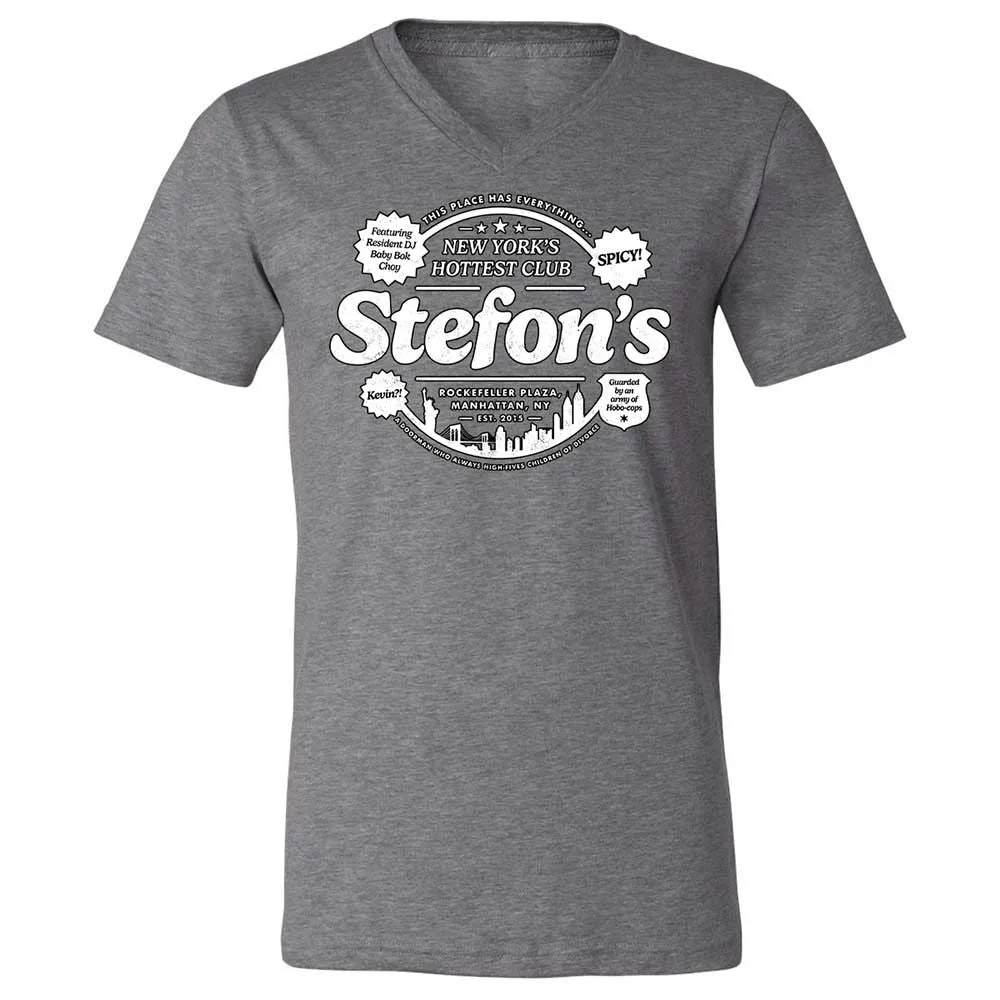 Unisex V-Neck T-Shirt - 38ZFR9DT - Deep Heather - 14