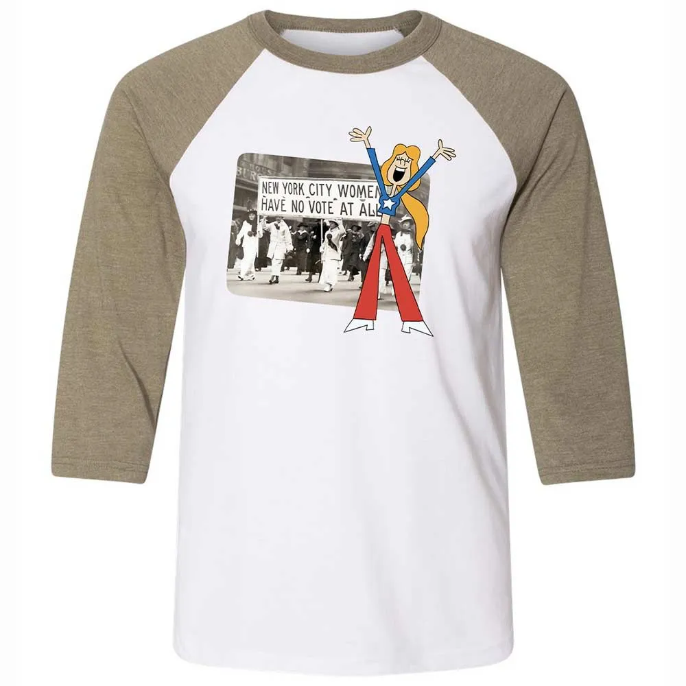 Vote for women - White/Heather Olive - 4
