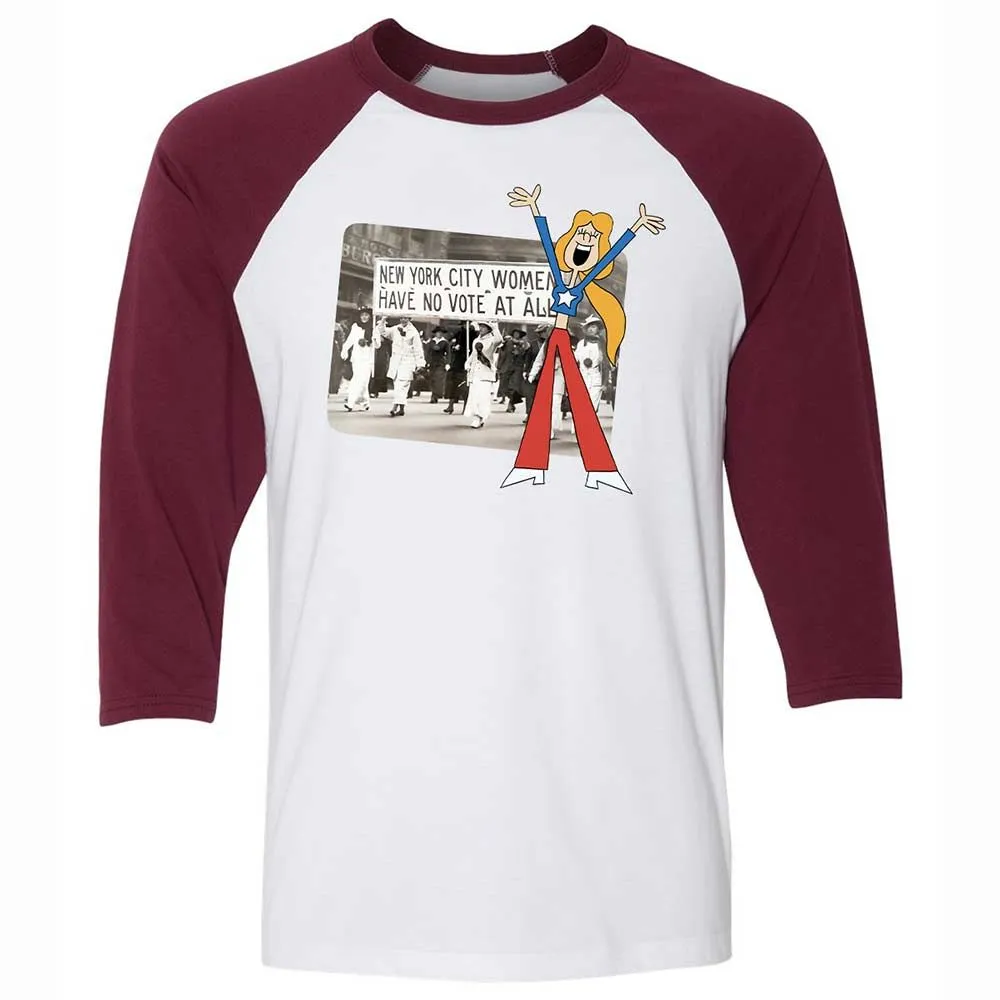 Vote for women - White/Maroon - 7