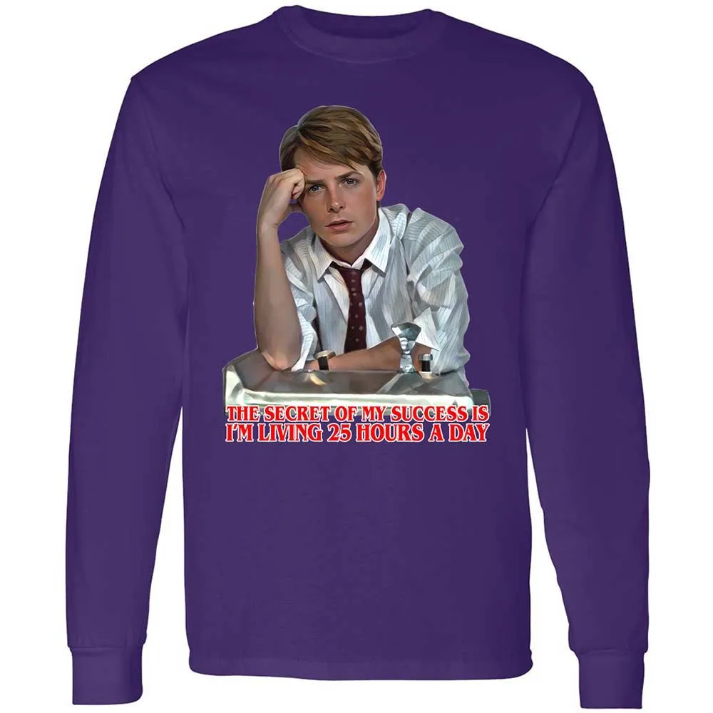 Long Sleeve T-Shirt - 5G84WDS9 - Purple - 9