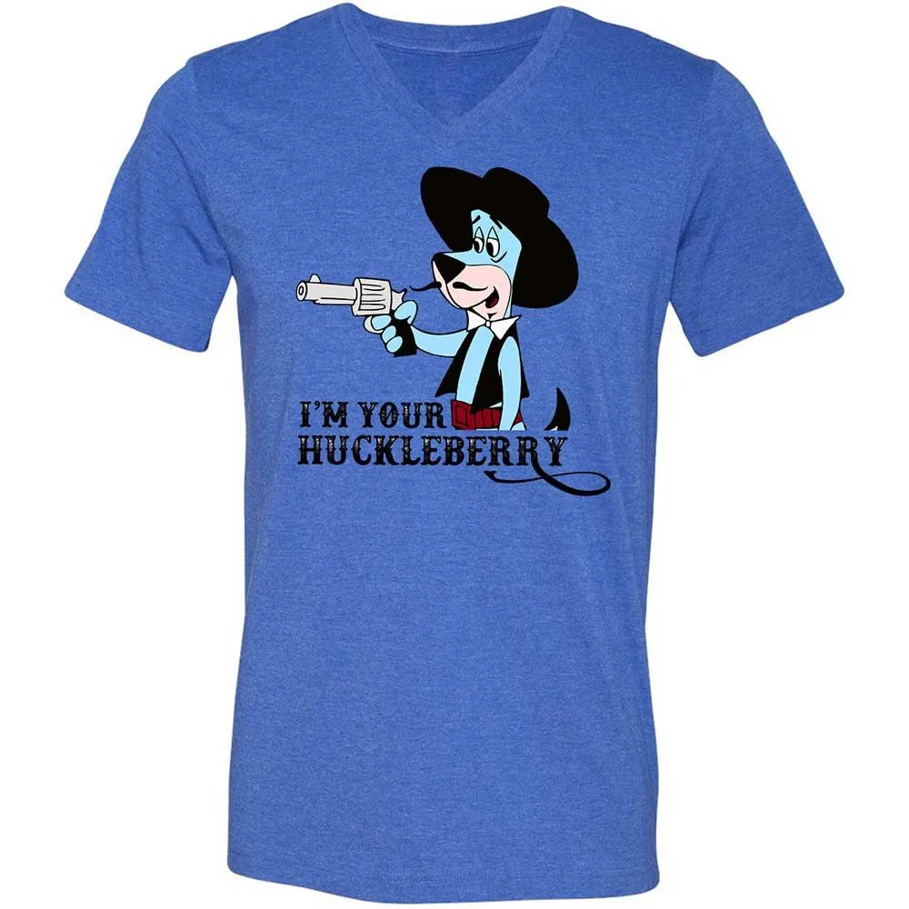 Unisex V-Neck T-Shirt - BH985VSW - Heather True Royal - 4