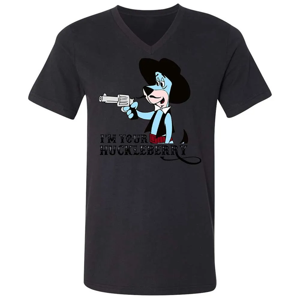 Unisex V-Neck T-Shirt - BH985VSW - Black - 11