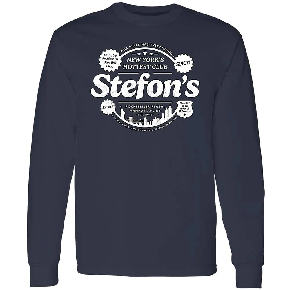 Long Sleeve T-Shirt - GGDXEYV4 - Navy - 2