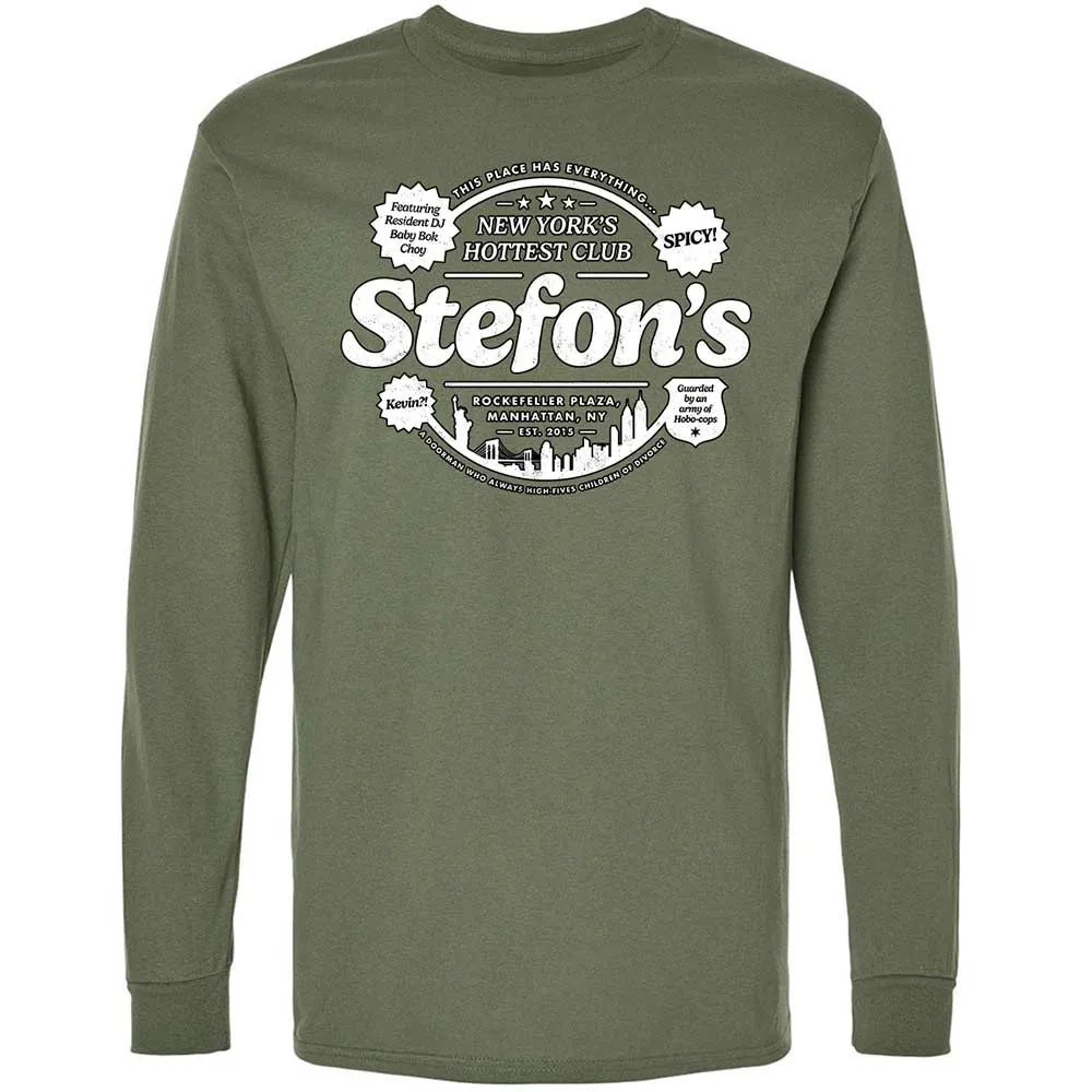 Long Sleeve T-Shirt - GGDXEYV4 - Military Green - 9