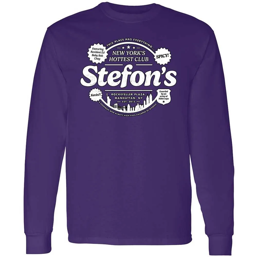 Long Sleeve T-Shirt - GGDXEYV4 - Purple - 12