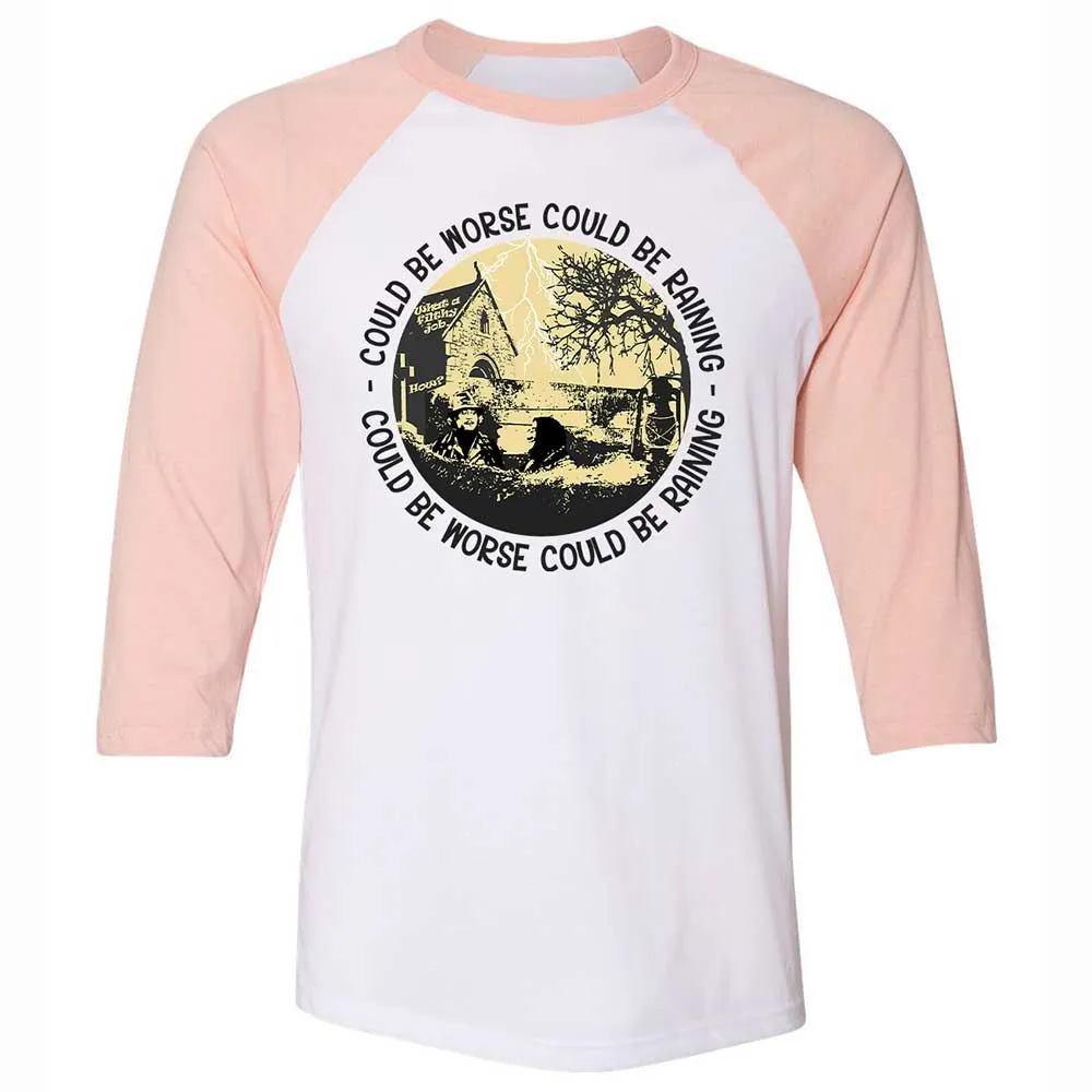 Could be worse - White/Heather Peach - 5