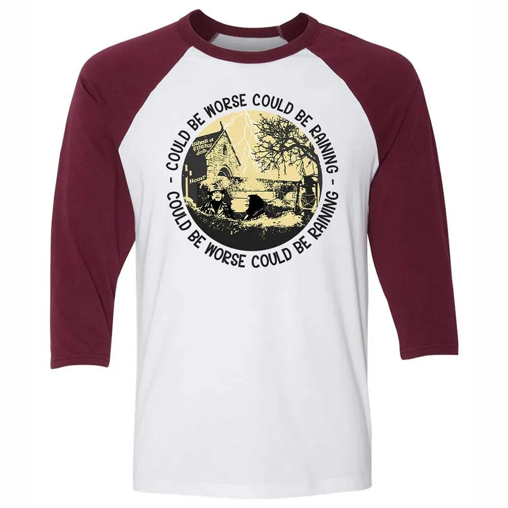 Could be worse - White/Maroon - 7