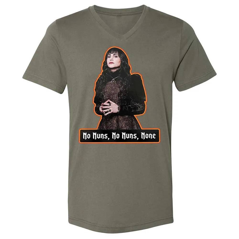 Unisex V-Neck T-Shirt - YUBD1BYZ - Military Green - 11