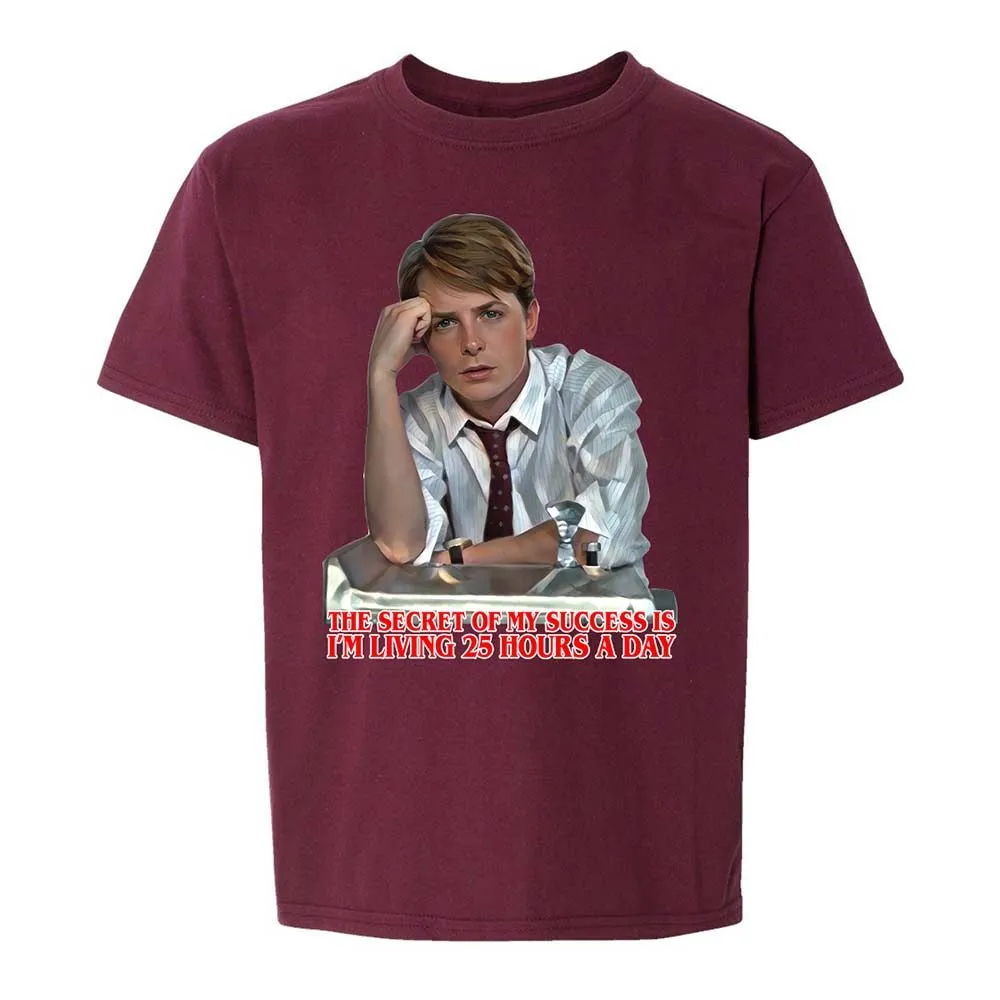 Kids T-Shirt - D2XHXFJE - Maroon - 19