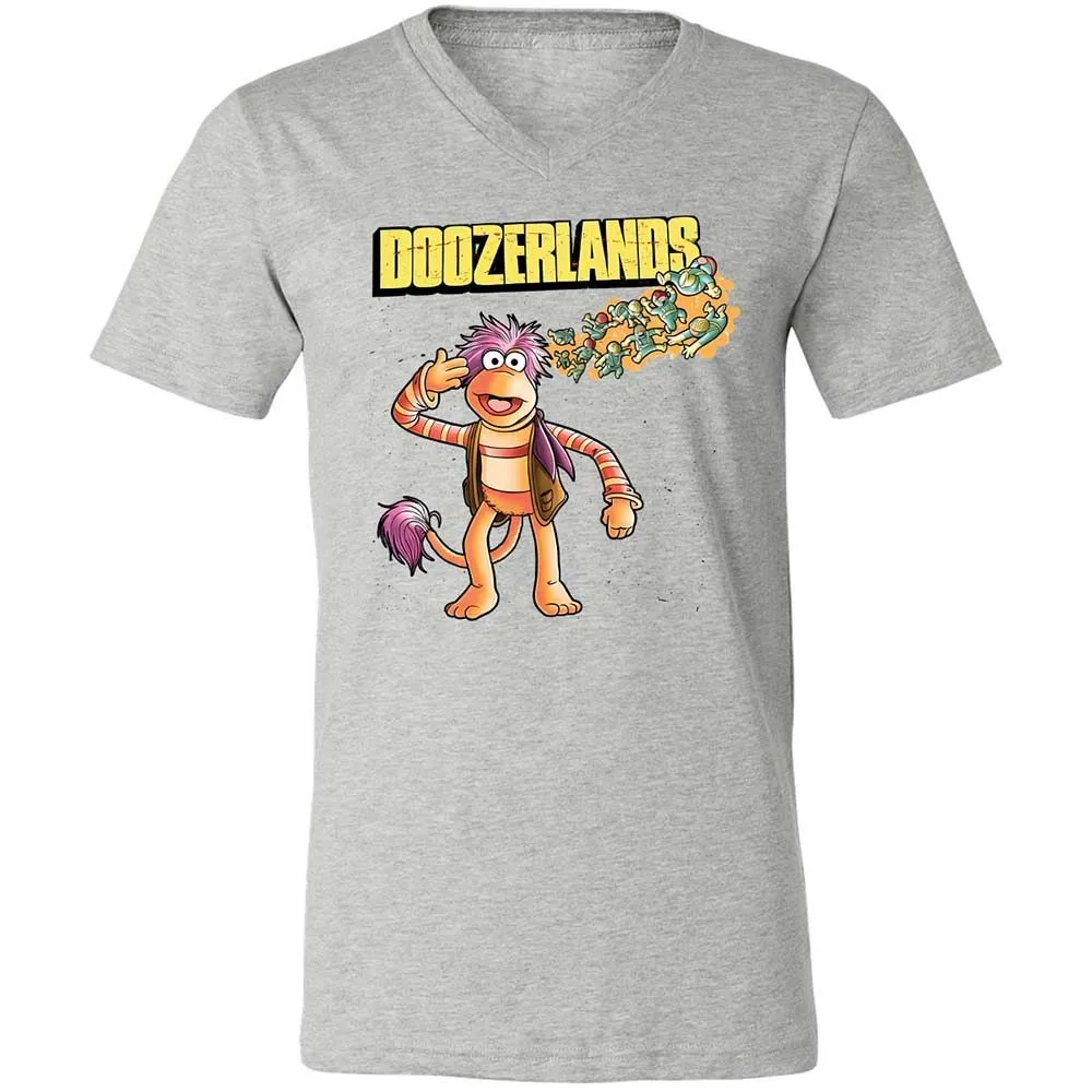 Unisex V-Neck T-Shirt - 3R6U3GJK - Athletic Heather - 2