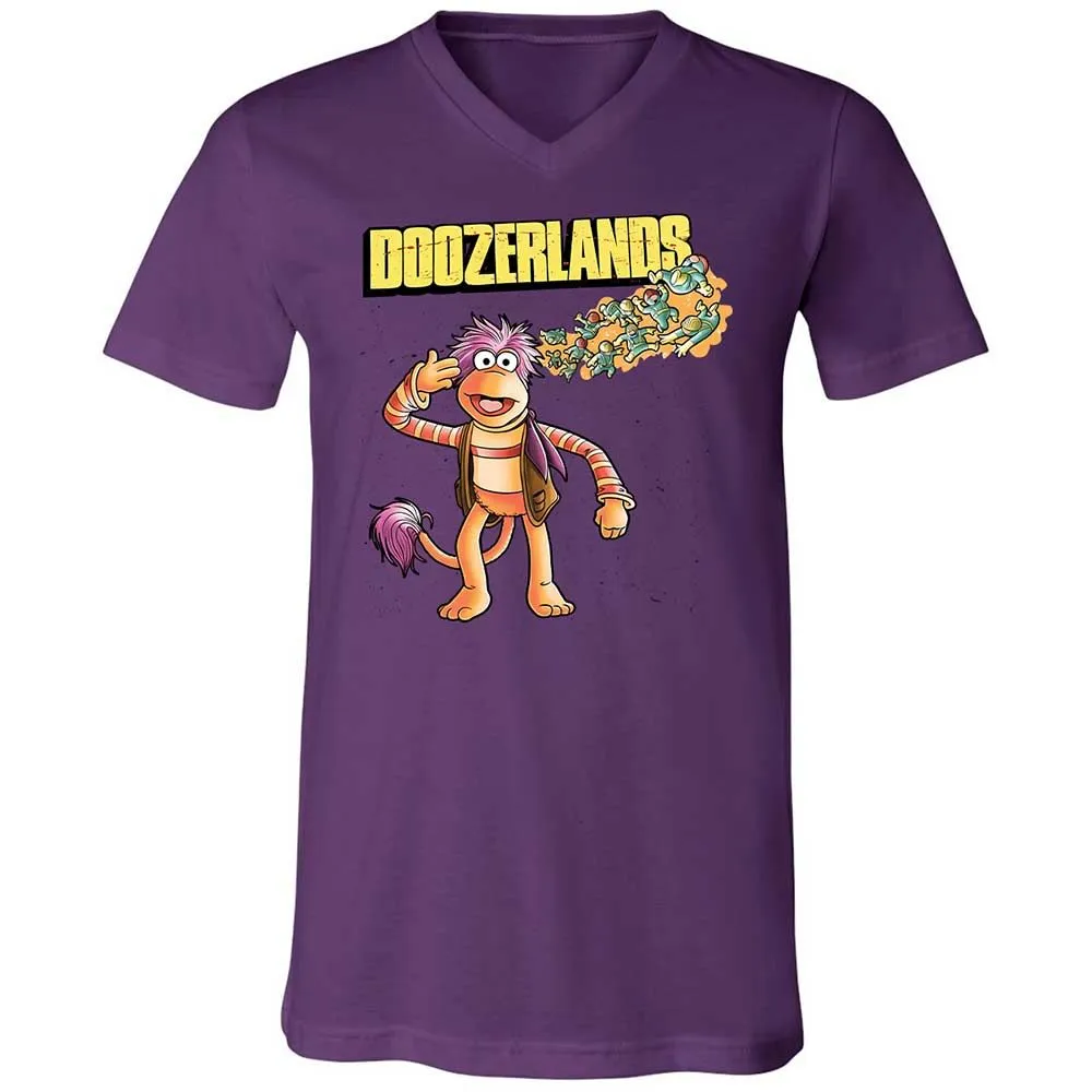 Unisex V-Neck T-Shirt - 3R6U3GJK - Team Purple - 10