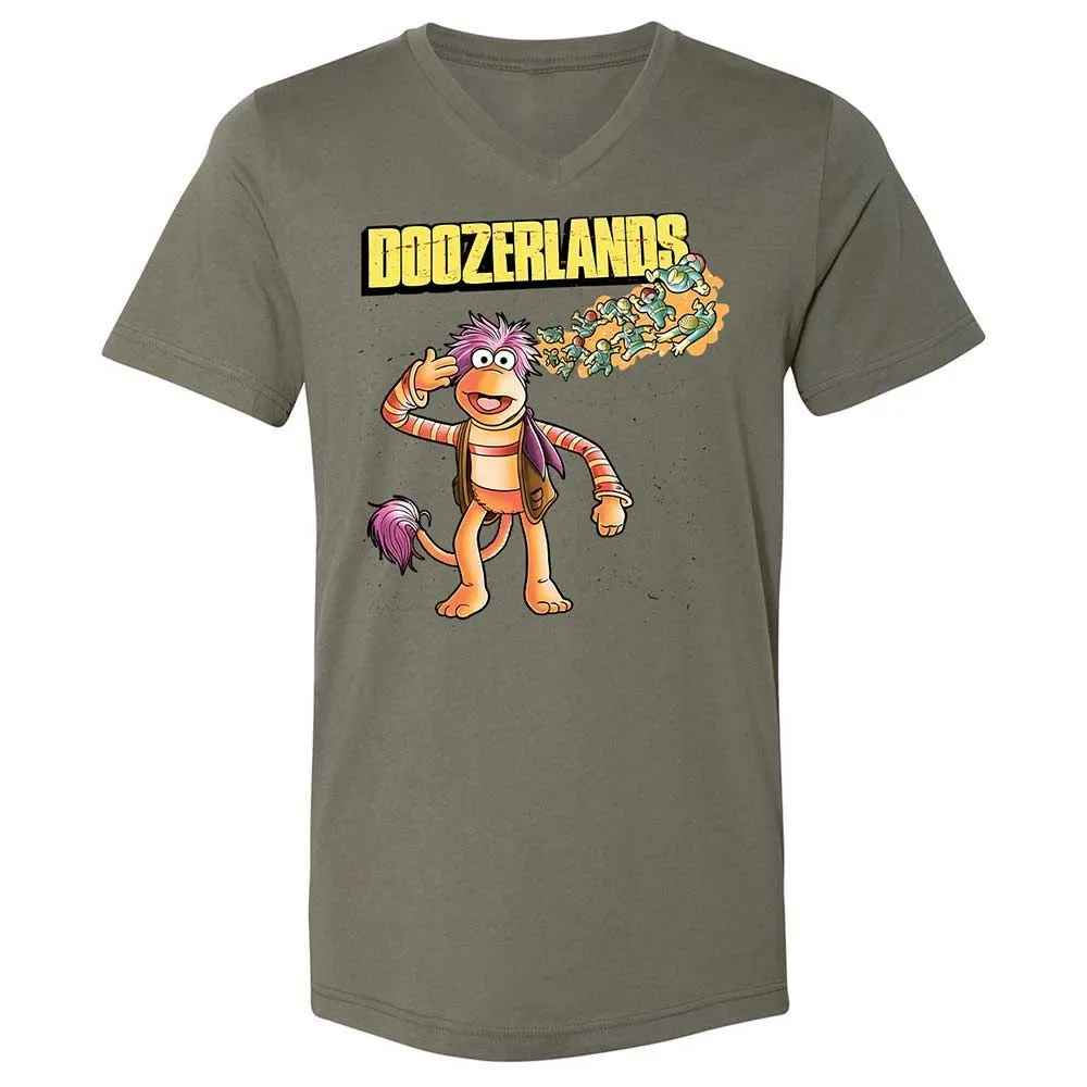 Unisex V-Neck T-Shirt - 3R6U3GJK - Military Green - 15