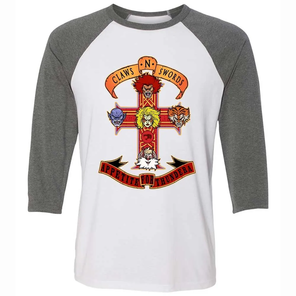 Unisex 3/4 Baseball Tee - L6G85Y86 - White/Deep Heather - 11