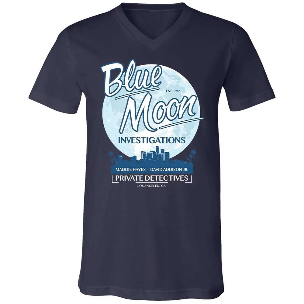 Unisex V-Neck T-Shirt - 6QMGME5T - Navy - 2