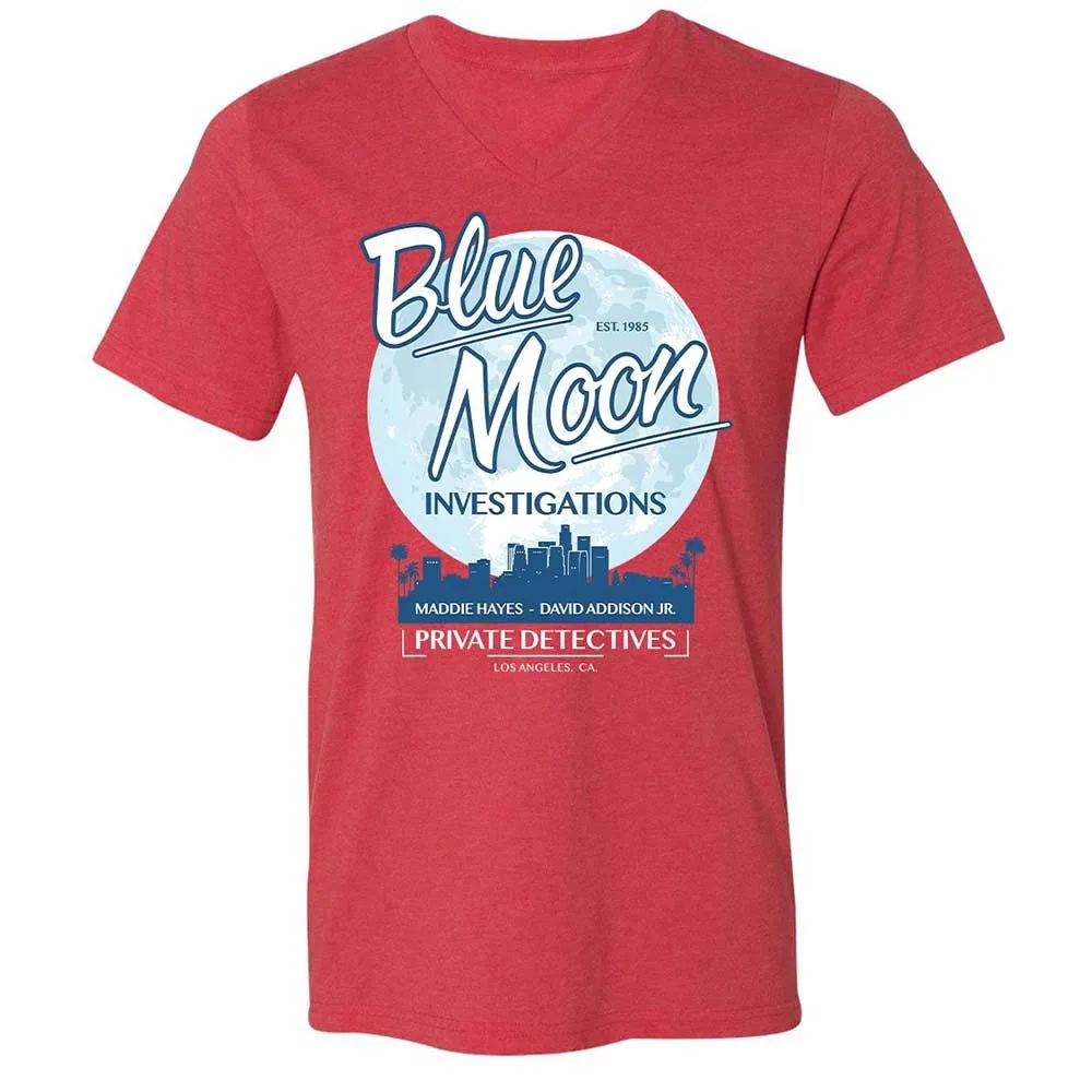 Unisex V-Neck T-Shirt - 6QMGME5T - Heather Red - 7