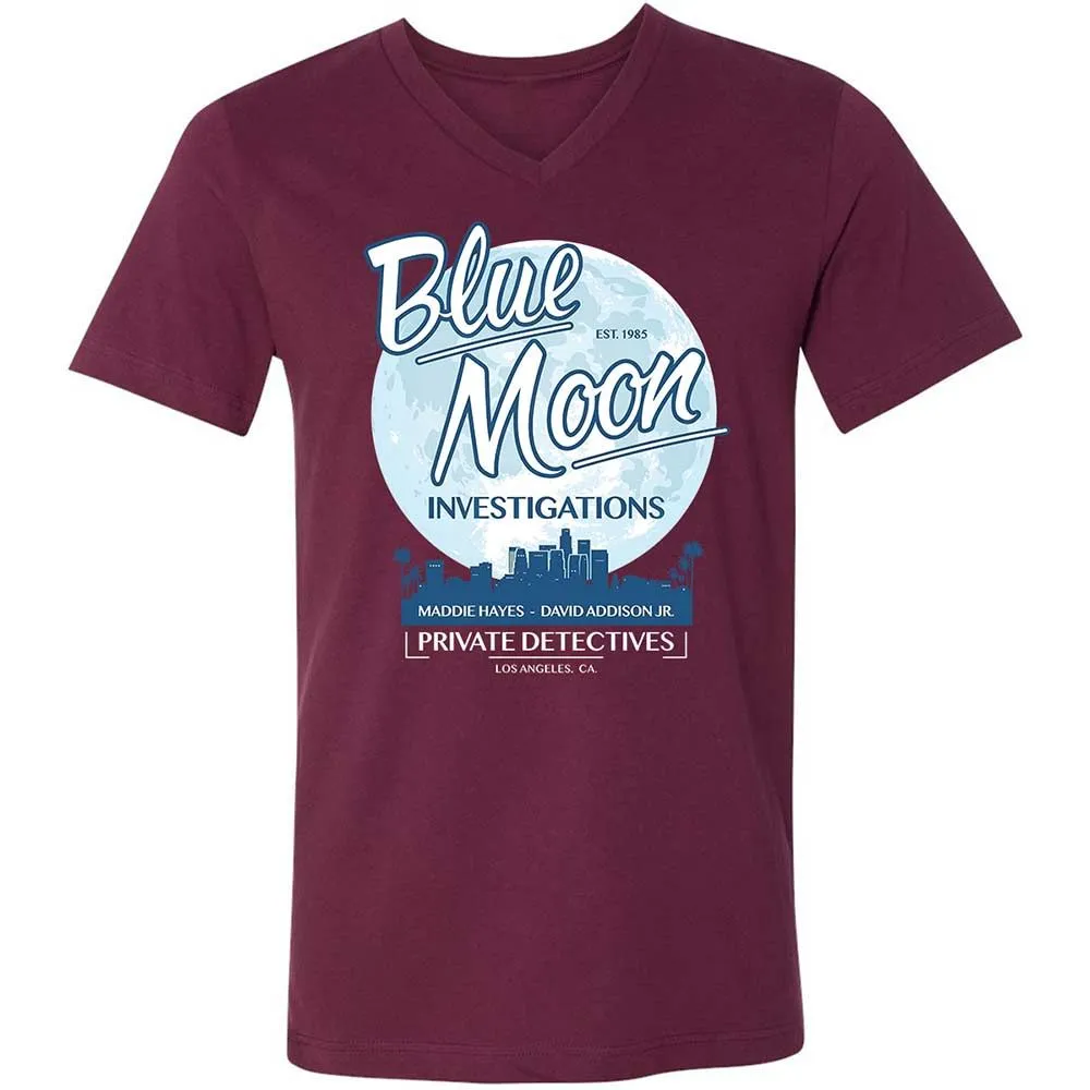 Unisex V-Neck T-Shirt - 6QMGME5T - Maroon - 8
