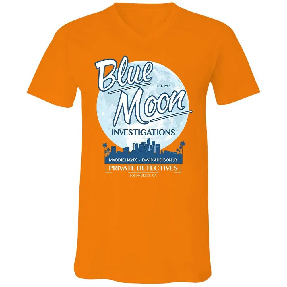 Unisex V-Neck T-Shirt - 6QMGME5T - Orange - 12