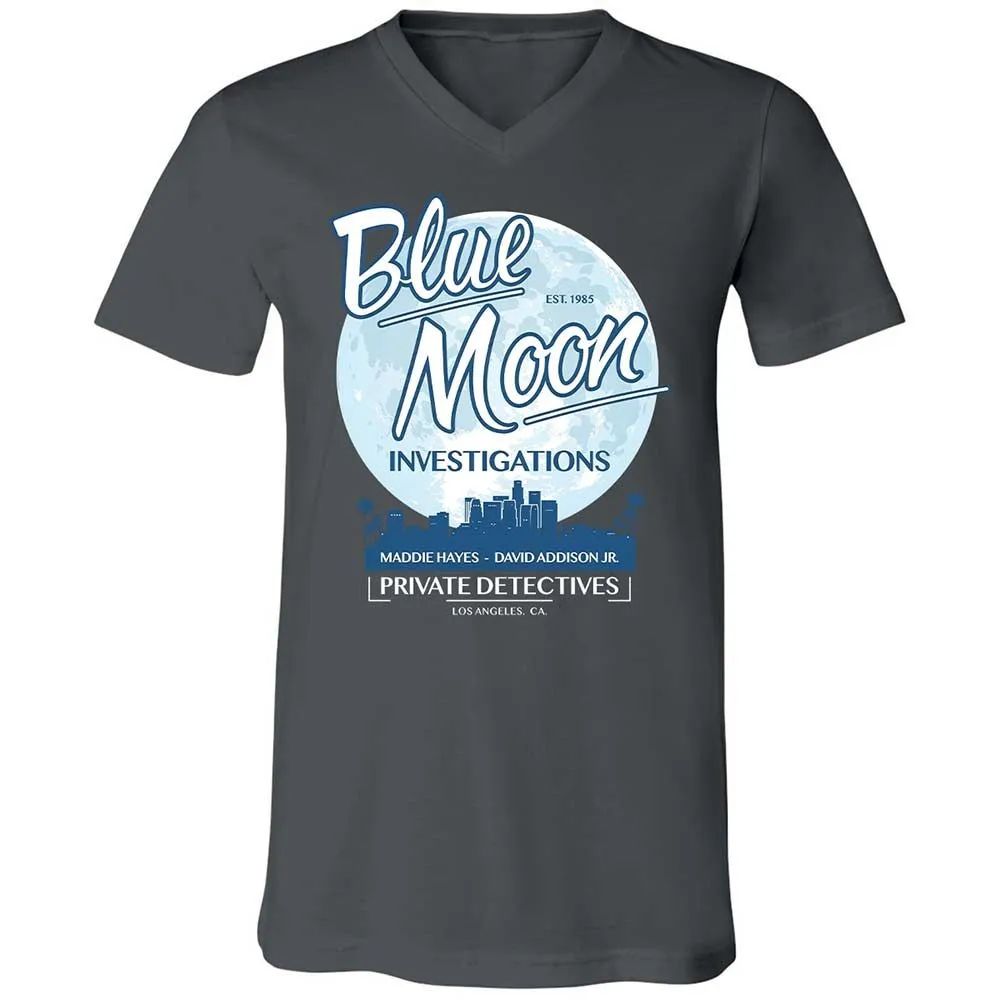 Unisex V-Neck T-Shirt - 6QMGME5T - Asphalt - 13