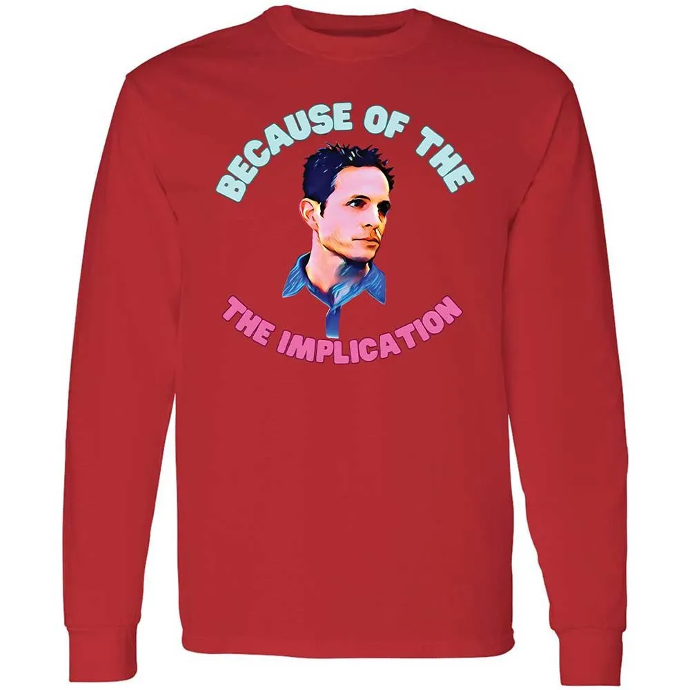 Long Sleeve T-Shirt - VUVVL2HC - Red - 8