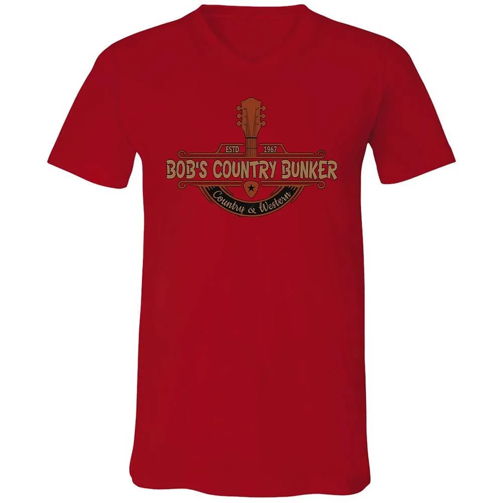 Unisex V-Neck T-Shirt - 8CPRLG68 - Red - 6