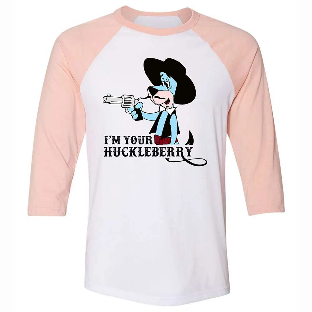 Unisex 3/4 Baseball Tee - 1Z9XP684 - White/Heather Peach - 5