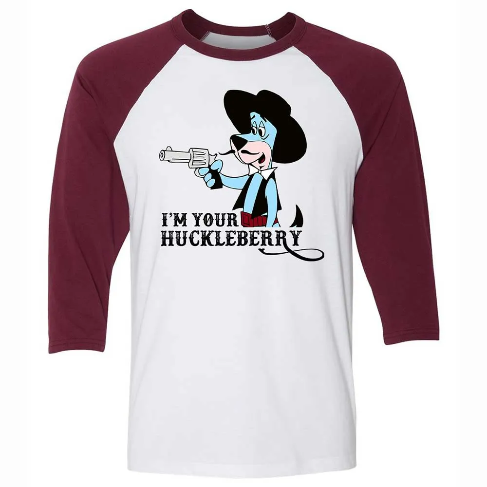 Unisex 3/4 Baseball Tee - 1Z9XP684 - White/Maroon - 7
