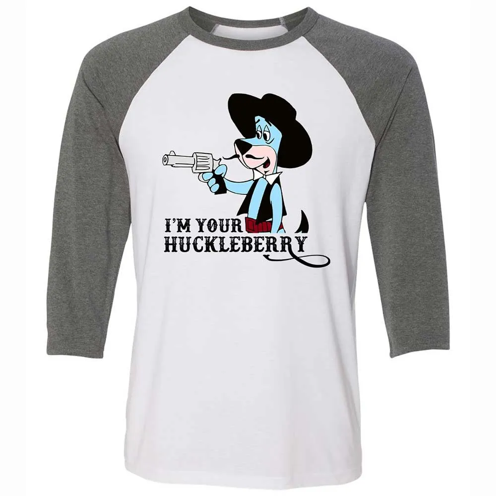 Unisex 3/4 Baseball Tee - 1Z9XP684 - White/Deep Heather - 11