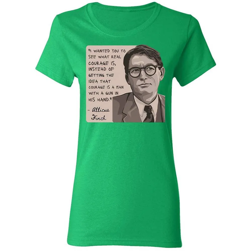 Real Courage Quote - Irish Green - 8