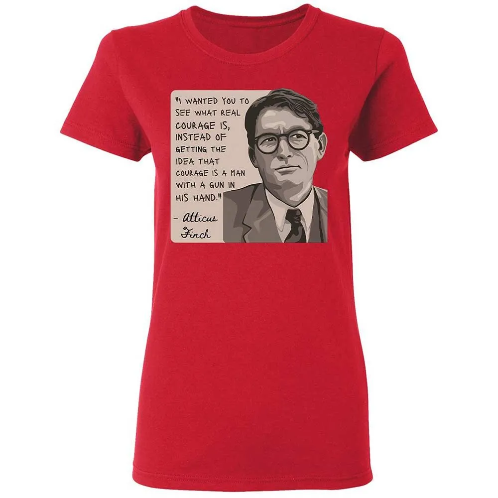 Real Courage Quote - Red - 9