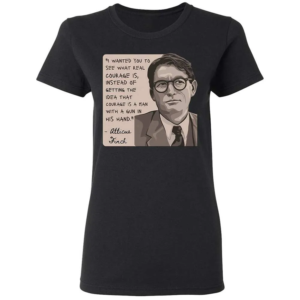 Real Courage Quote - Black - 13